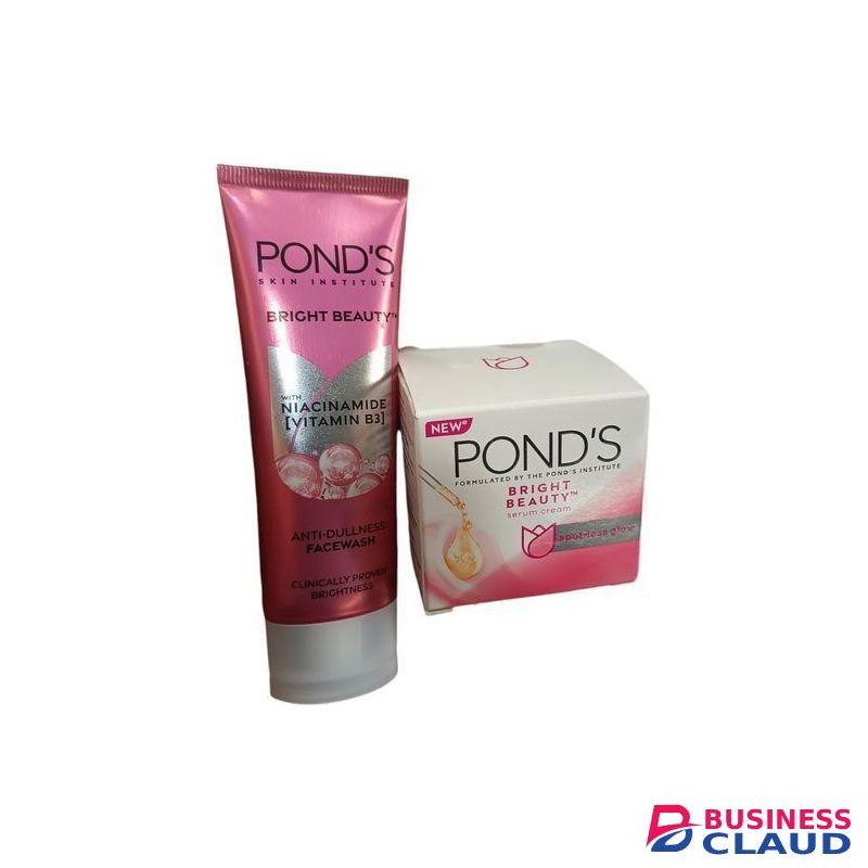 Pond's BRIGHT BEAUTY Anti Dullness Face Wash + Serum Cream nk
