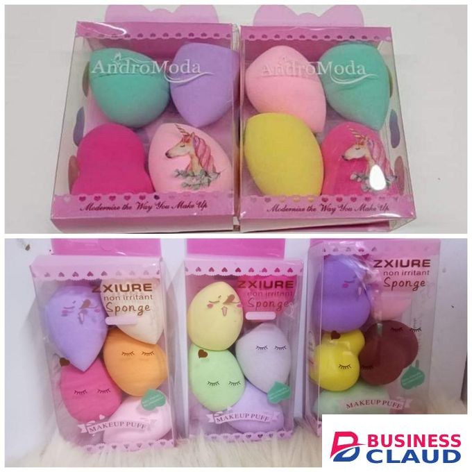 Makeup Puff Sponge, Travel Case Bundle Set Precision Flawless