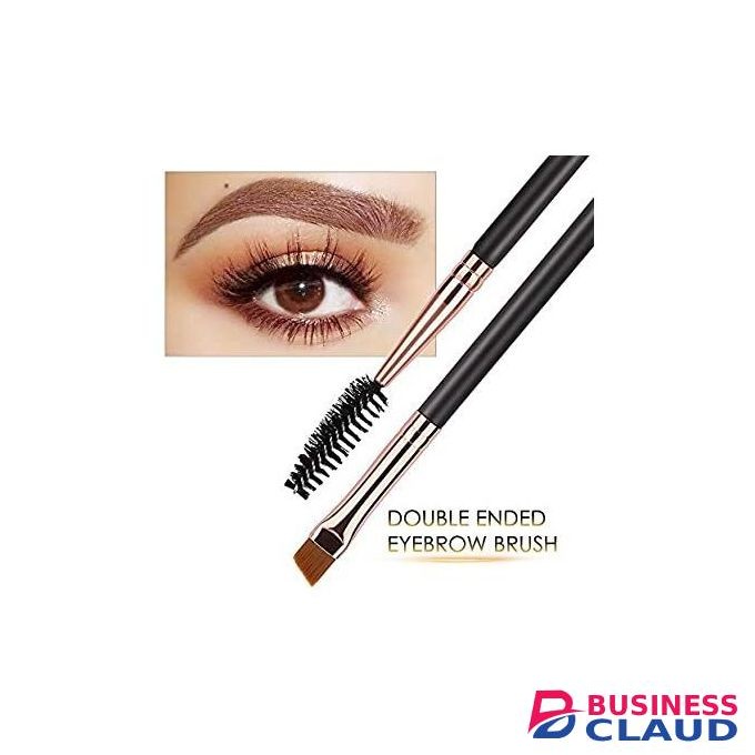 2 In 1 Angled Eyebrow Brush With A Spoolie Makeup Brush.