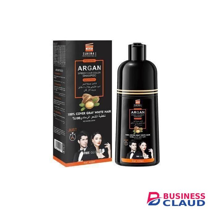 Argan speedy hair color shampoo (no dark skin)