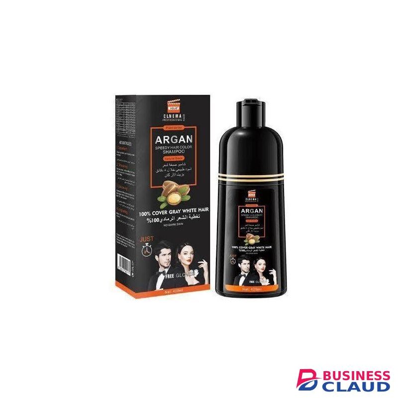 Argan speedy hair color shampoo (no dark skin)