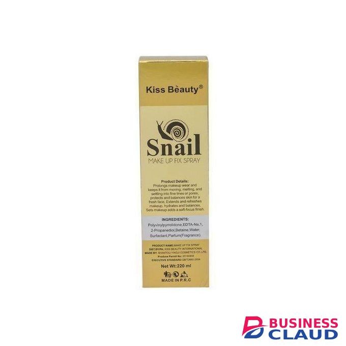 Kiss Beauty A Snail Make Up Fix Spray-Setting Spray Long Lasting -220ml