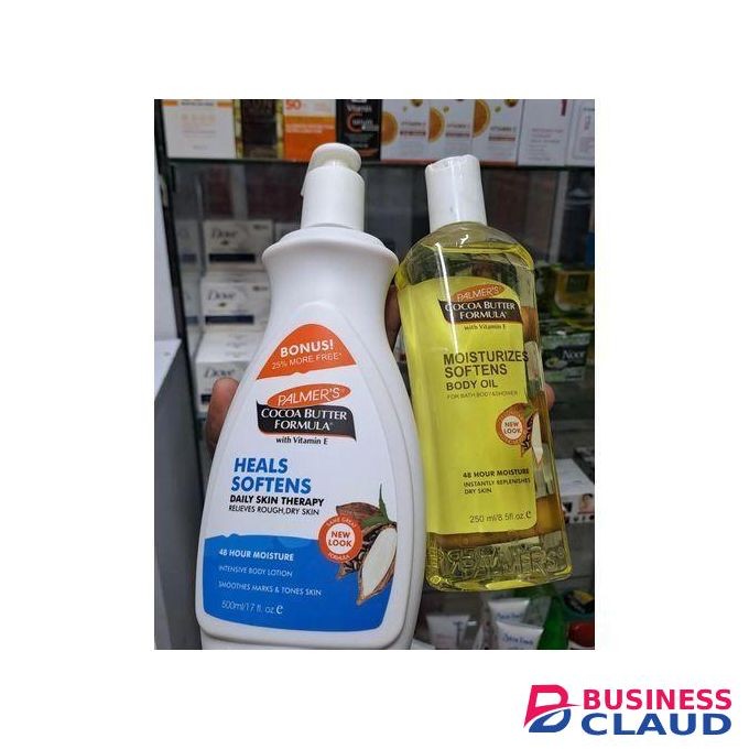 PALMER'S Cocoa butter formula body lotion and oil