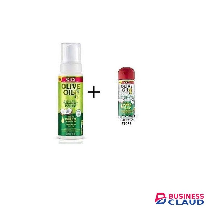 Ors Wrap Set Mousse (Coconut ) + Heat Protection Serum