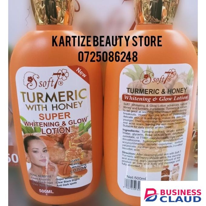 Soft7 Turmeric With Honey Super Whitening And Glow Lotion