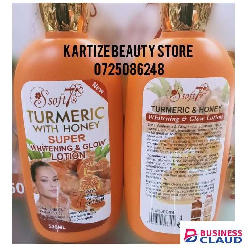 Soft7 Turmeric With Honey Super Whitening And Glow Lotion