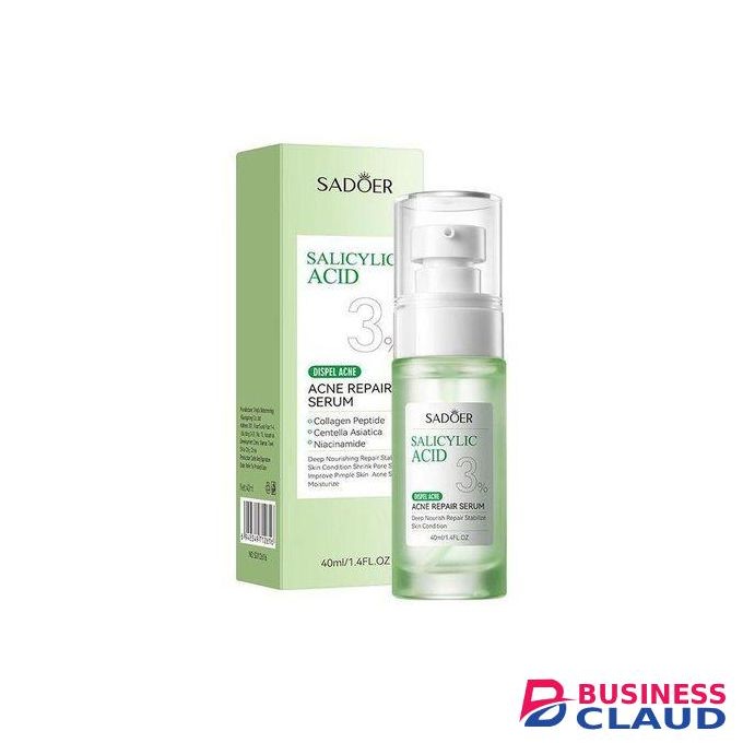 SADOER Acne Repair Serum with 3% Salicylic Acid Collagen Peptide and Niacinamide