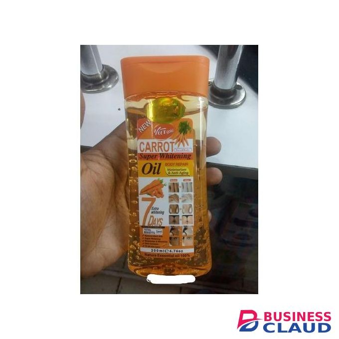 VEET GOLD Carrot Super Whitening Face & Body Oil - 200ml