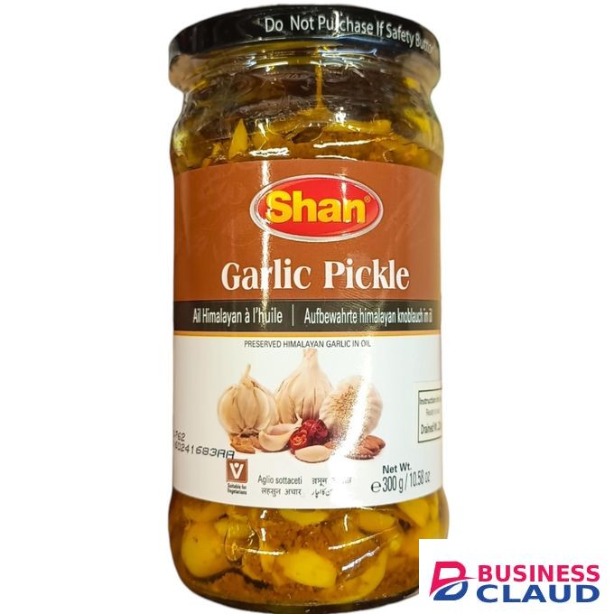 Shan Garlic Pickle For SALADS VEGETABLE CHARCUTERIE BOARDS Acidity Adder Good For HEART HEALTH METABOLISM IMMUNITY nk
