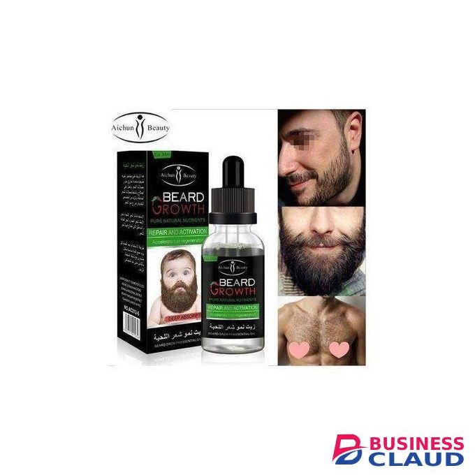 Aichun Beauty Fast Beard Growth Oil For Moustache & Facial Hair- 30ml