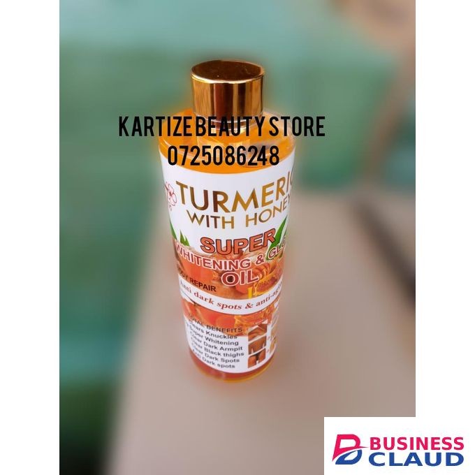 SOFT Turmeric With Honey Super Whitening And Glow Body Oil Body Repair Anti-dark Spots And Anti-aging