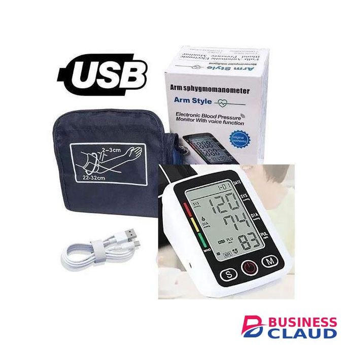 Digital Blood Pressure Monitor BP Pulse Wrist Arm Health + usb cable// bp machine/hospital bp machine
