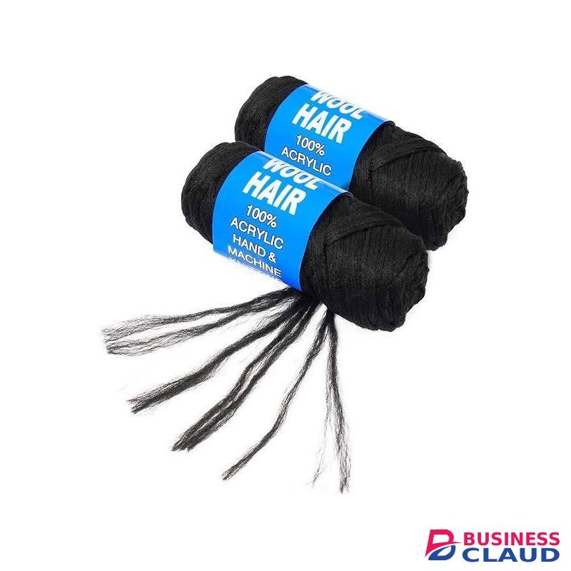 Brazilian Hair 2pcs black 100% Brazilian Wool Hair Twist/Faux Locs