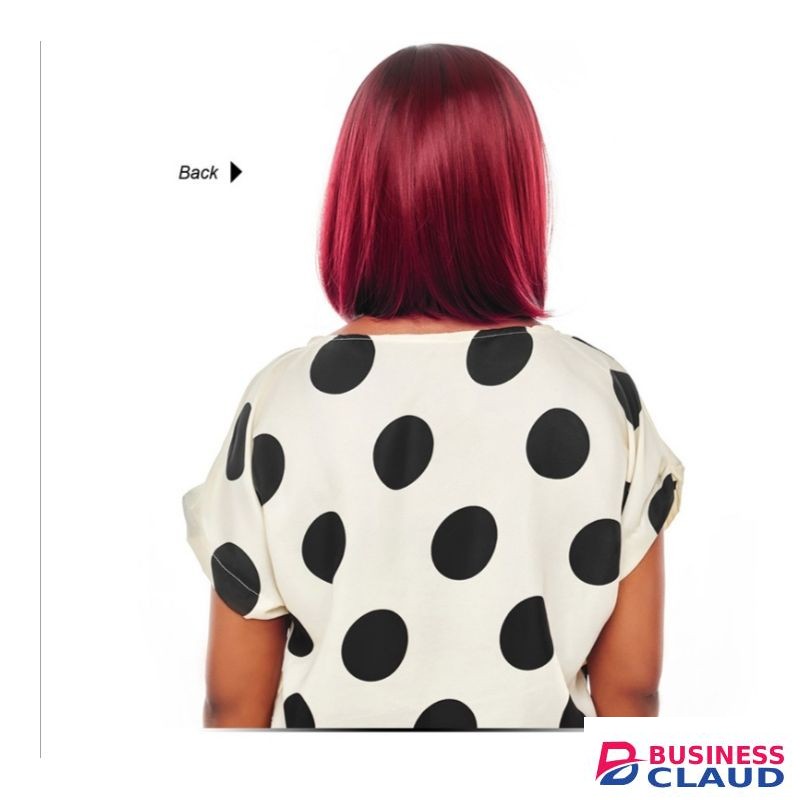 Ombre Bob Wigs Women Hair Cosplay Wigs Synthetic Hair Heat Resistant Wig Black To Gold Straight Hair