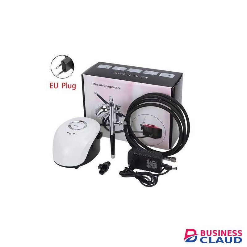Professional Portable Airbrush Machine with Compressor for Nail Art Makeup Tattoo Cake Facial Skincare Oxygen Nano Mist Sprayer.