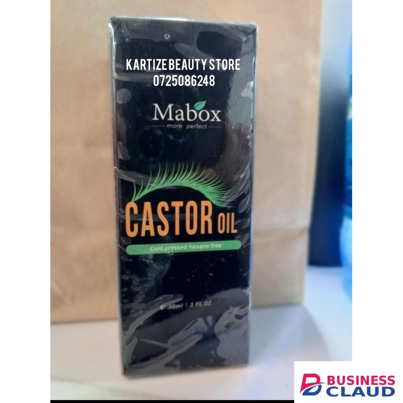 Mabox Castor Oil - 100% Organic Pure - Grow Eyelashes And Eyebrows