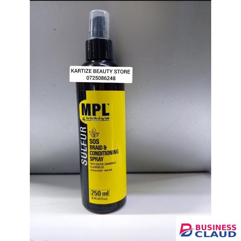 Mpl Sos braid and conditioning spray anti dandruff & anti itch