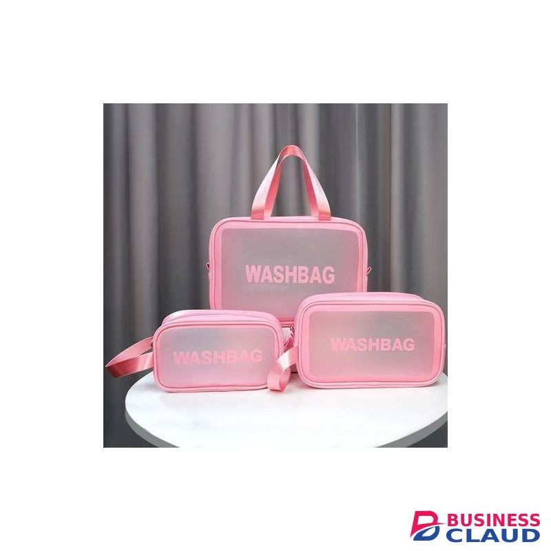 3pcs Waterproof cosmetic/ toiletry portable /Wash bag