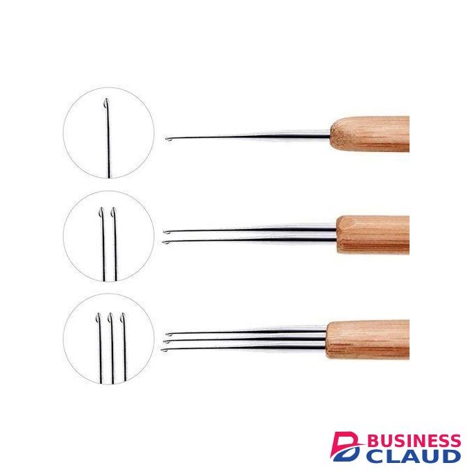 Wooden Dread Locs Crochet Hooks Needles