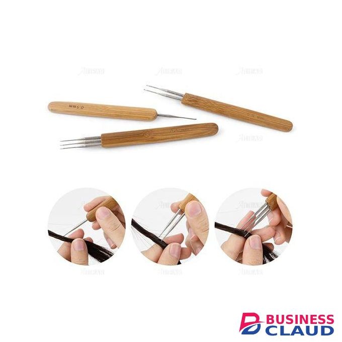 Wooden Dread Locs Crochet Hooks Needles