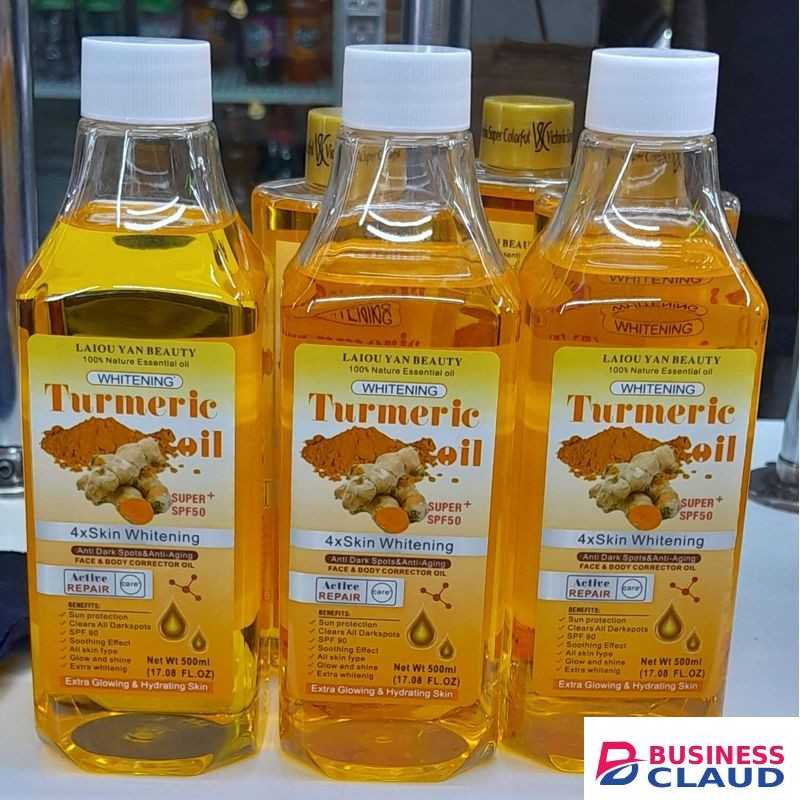 Laiou Yan Beauty Natural Essential Whitening Turmeric Oil 500ml