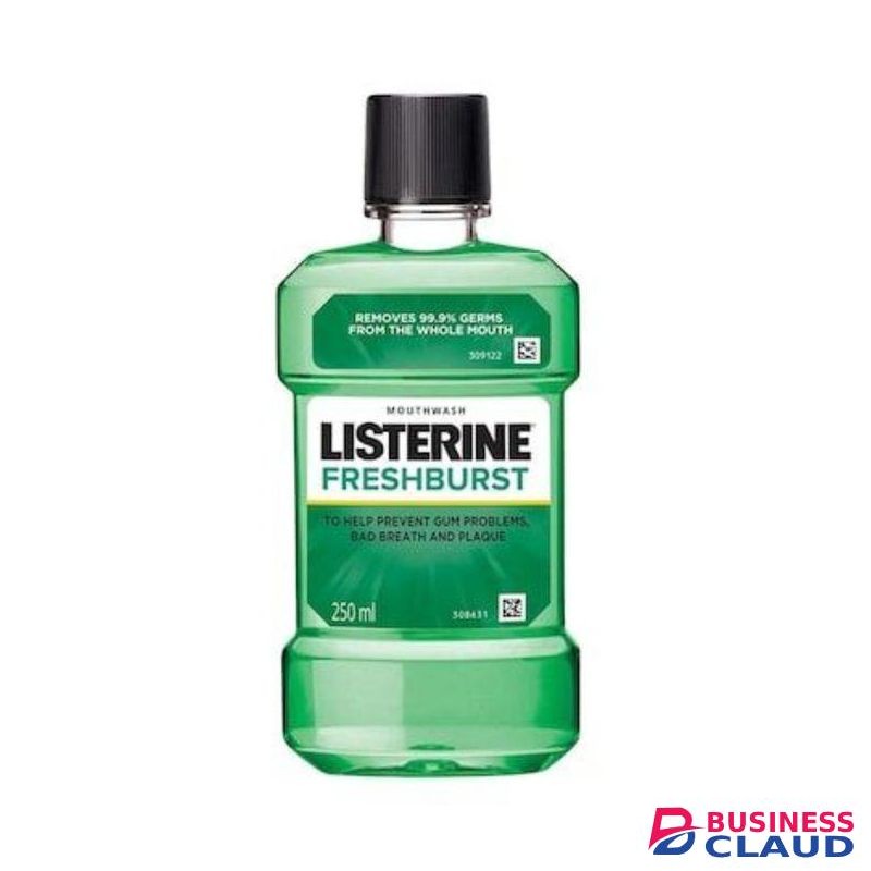 Listerine FreshBurst MOUTHWASH Removes 99.9% of Germs PREVENT GUM PROBLEMS BAD BREATH PLAQUE