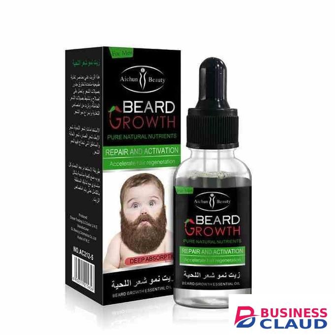 Aichun Beauty Beard oil, moustache and body hair fast growth oil