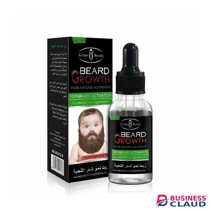 Aichun Beauty Beard oil, moustache and body hair fast growth oil