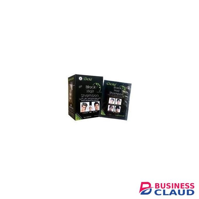 Dexe Instant Hair Dye Black Hair Shampoo (25ml X 10)