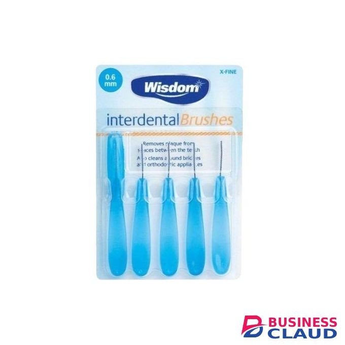 Wisdom Interdental Brushes 0.60mm 5's - Blue