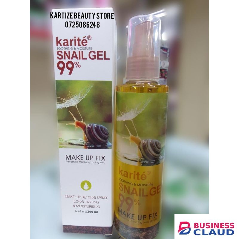 Karite Soothing And Moisture Snail Gel 99% Make Up Fix