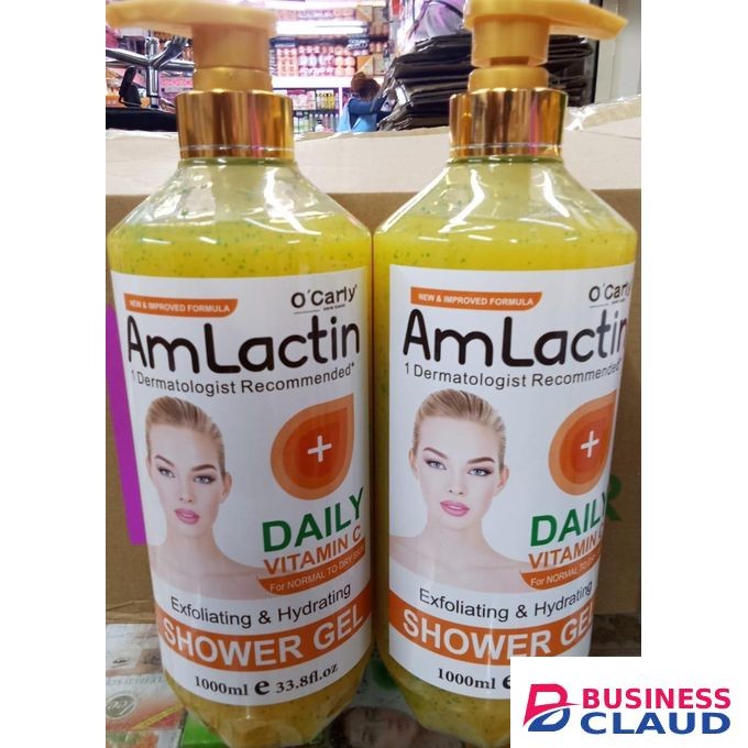 O'Carly Amlactin daily vitamin c exfoliating and hydrating shower gel
