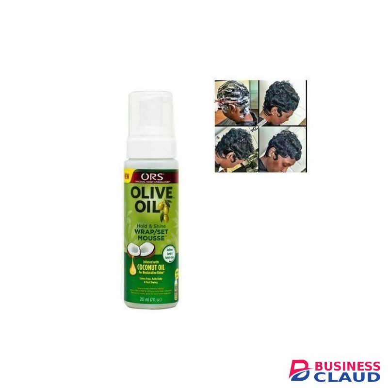 Ors Olive Oil Hold And Shine Wrap Set Mousse (coconut Oil)