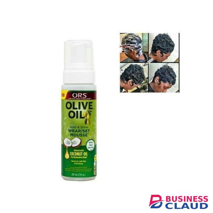 Ors Olive Oil Hold And Shine Wrap Set Mousse (coconut Oil)