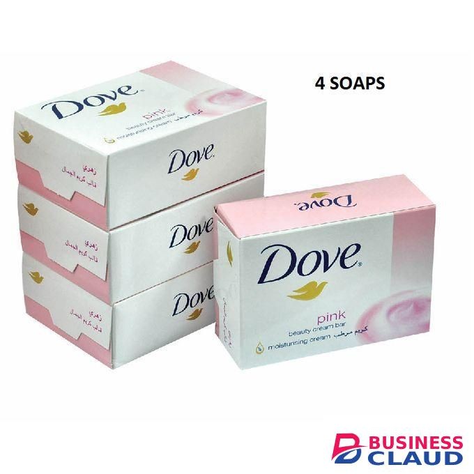 Dove Pink Beauty Bar soap for Deep moisture-3pcs of bars