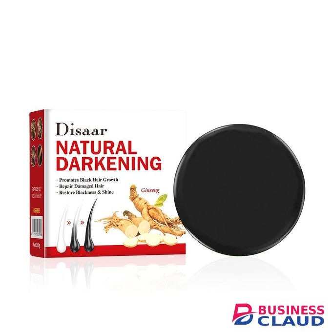 Disaar POLYGONUM Multiflorum NATURAL DARKENING Soap For Blacker Hair Repairs, Restores Shine, Blackening Soap ANTI Graying