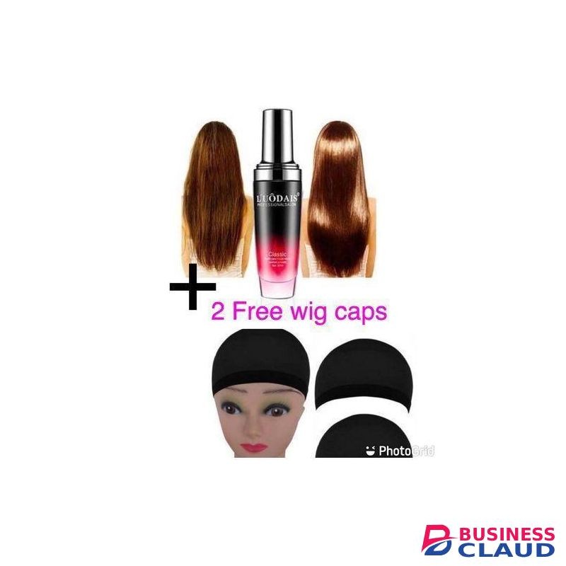 Luodais Human Hair Wig & Weave Repair Serum + Free Wig Cap
