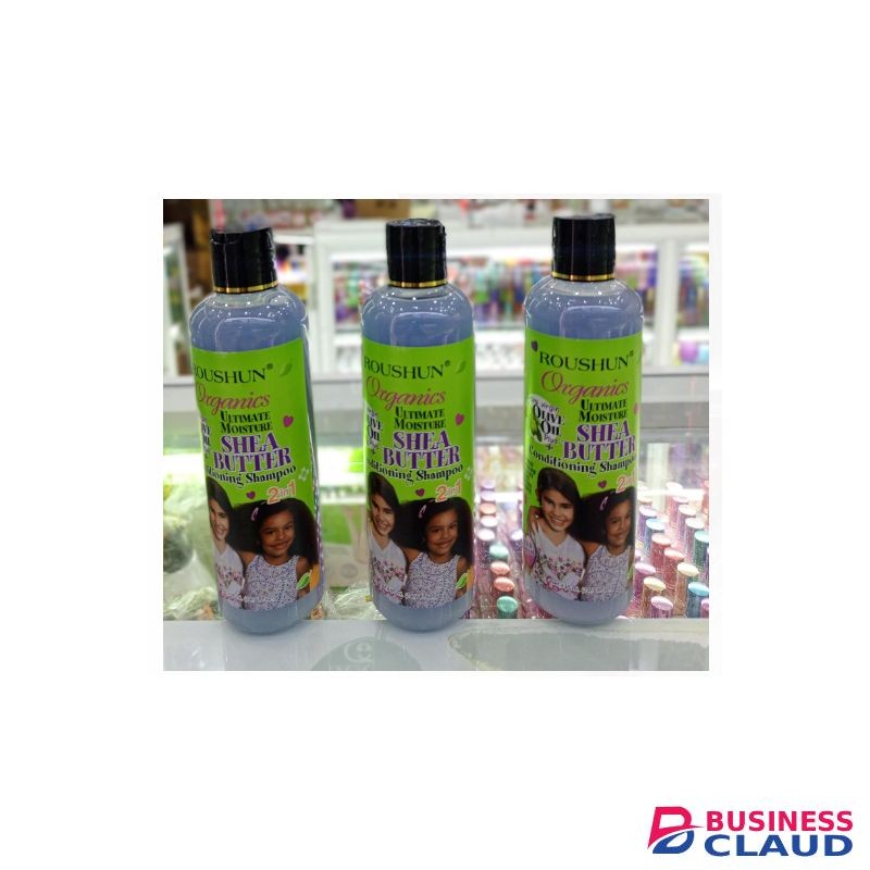Roushun Organic Moisture Shea Butter 2 In 1 Conditioner Shampoo