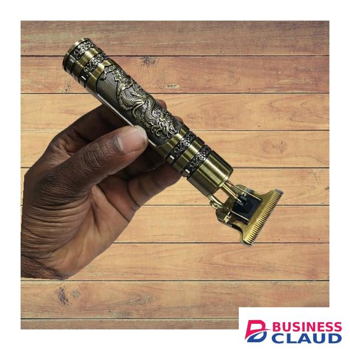 T9 Dragon Style USB Charging Gold Cordless Professional Wireless Hair Clipper Trimmer Shaver