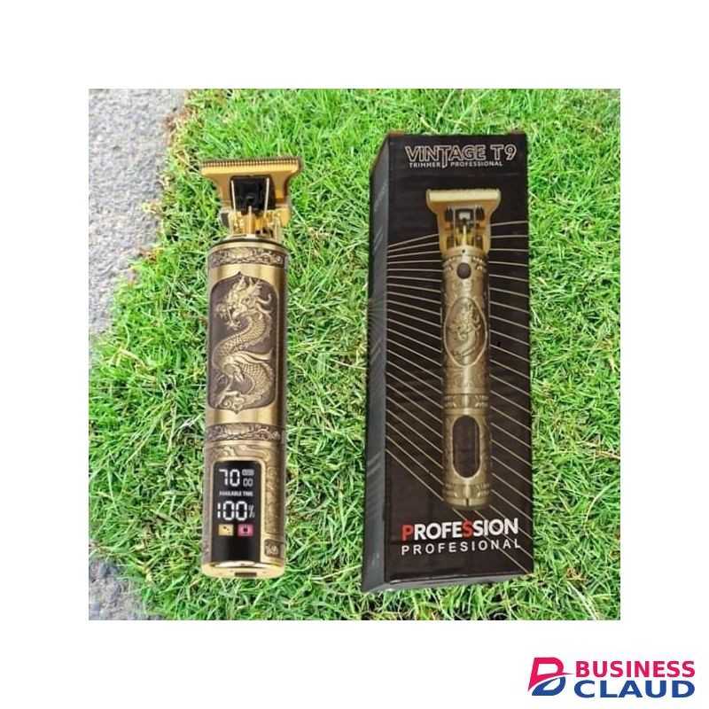 Enhanced Quality LED Digital Display Screen Rechargeable Dragon Professional Electric Hair Trimmer Clipper Kinyozi