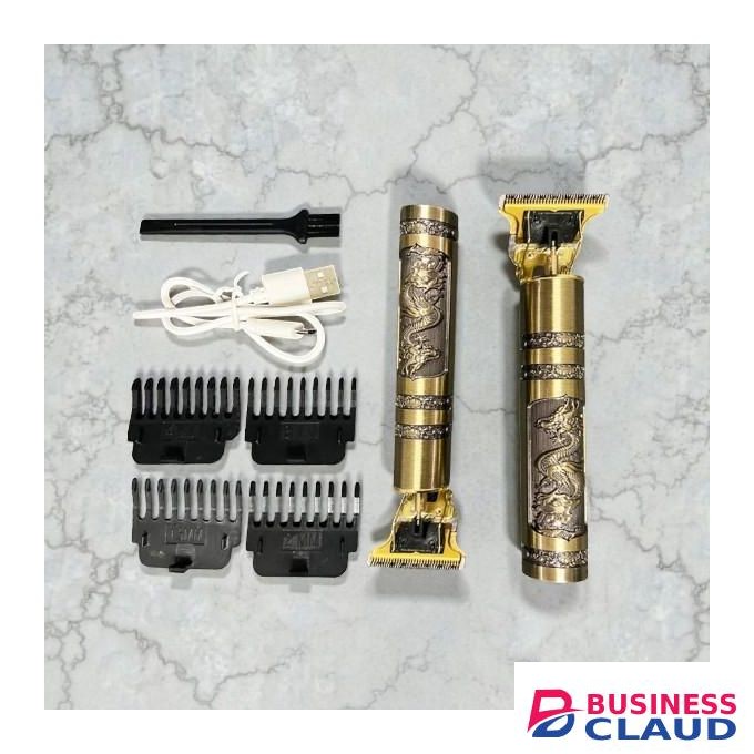 Smooth ,Precise Cutting Professional Cordless T9 Gold Electric Hair Clipper Trimmer Shaver