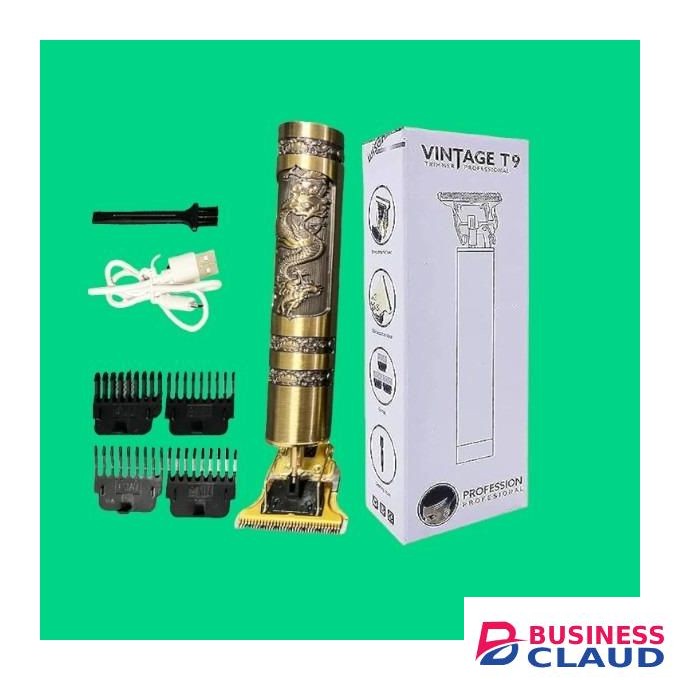 Precision Performance Professional Cordless T9 Gold Electric Hair Clipper Trimmer Shaver
