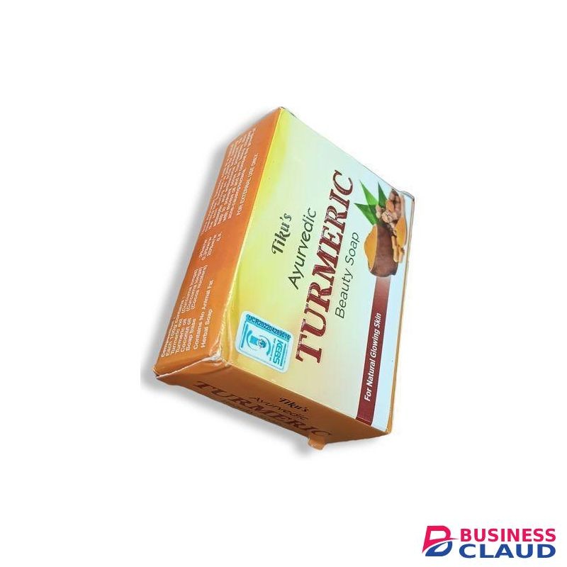 Tiku's Ayurvedic Turmeric Beauty Soap ACNE ANTIOXIDANTS nk