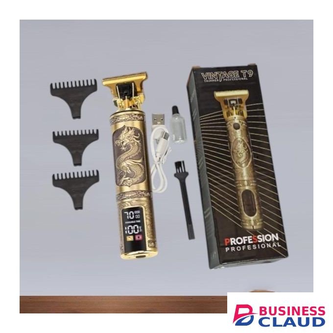High Durability LED Digital Display Screen Rechargeable Dragon Professional Electric Hair Trimmer Clipper Kinyozi