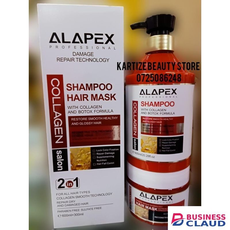 Professionnal Shampoo Hair Mask With Collagen And Botox Formula Restore Smooth Healthy And Glossy Hair