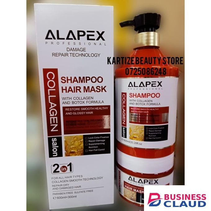 Professionnal Shampoo Hair Mask With Collagen And Botox Formula Restore Smooth Healthy And Glossy Hair