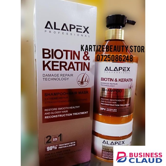 Professional Biotin And Keratin Shampoo+ Hair Mask