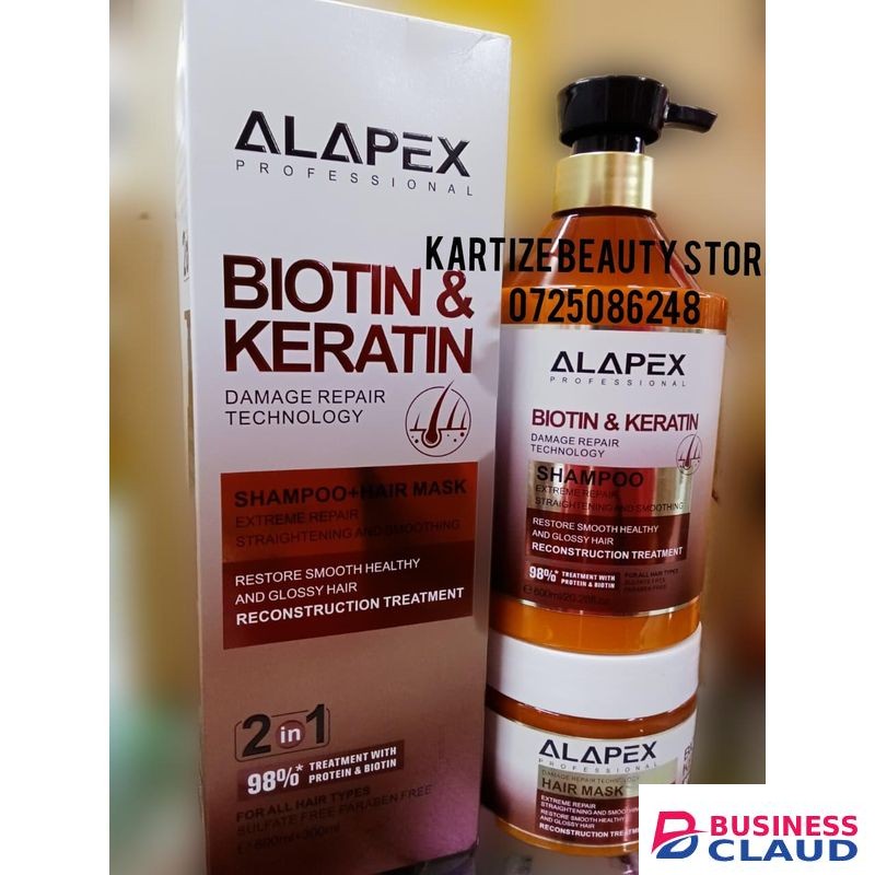 Professional Biotin And Keratin Shampoo+ Hair Mask