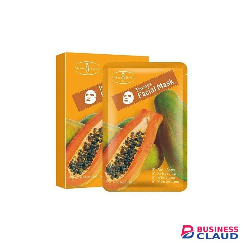 Aichun Beauty Papaya Facial Mask Face Anti-Acne Hydrating Sheet