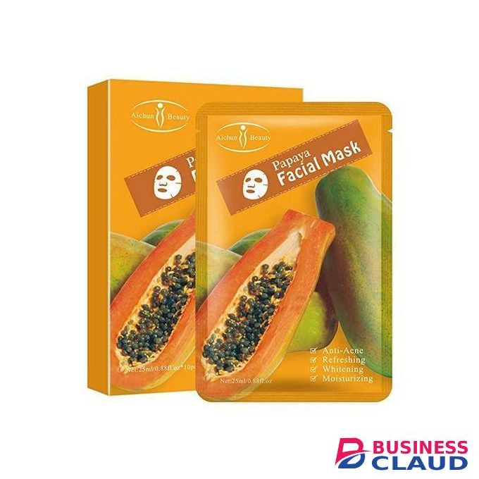 Aichun Beauty Papaya Facial Mask Face Anti-Acne Hydrating Sheet